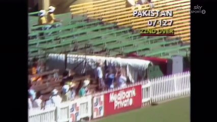1989-90 Benson and Hedges | Pakistan vs Sri Lanka, 10th Match at Adelaide | Saeed Anwar 126 (99).