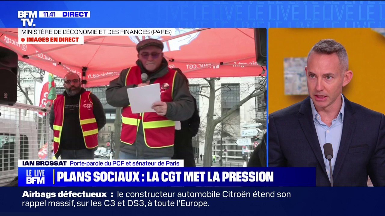 Plans sociaux: "Il faut pouvoir conditionner les aides publiques aux entreprises", déclare Ian Brossat, porte-parole du PCF