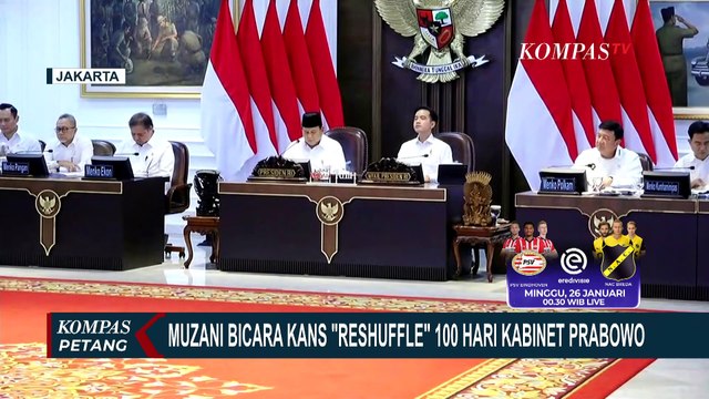 100 Hari Kinerja Pemerintahan Prabowo-Gibran, Ada Kans Kabinet Reshuffle? Ini Kata Ahmad Muzani