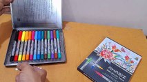 Unboxing & Review | Doms Amariz Duo Brush Pens | 14 Shades Tin Pack for Kids