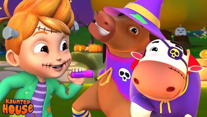 Old Macjoe Had A Haunted Farm, Halloween Nursery Rhymes for Kids