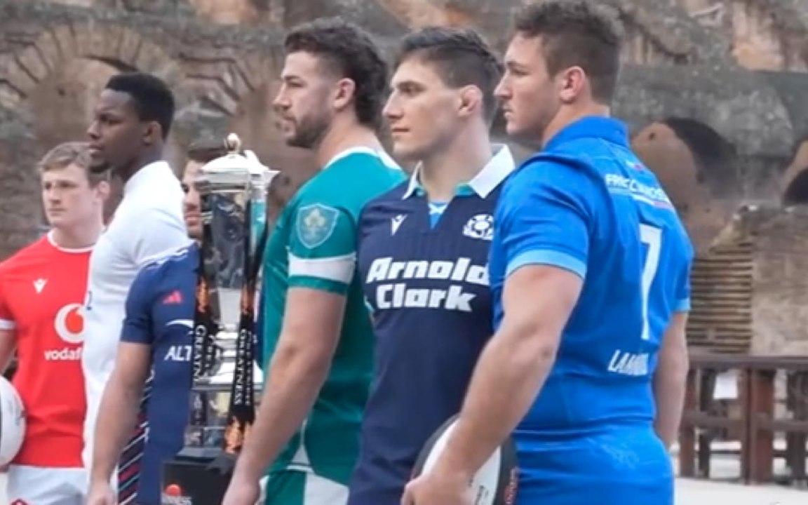 Sei Nazioni 2025: il prestigioso rugby lancia l'evento al Colosseo