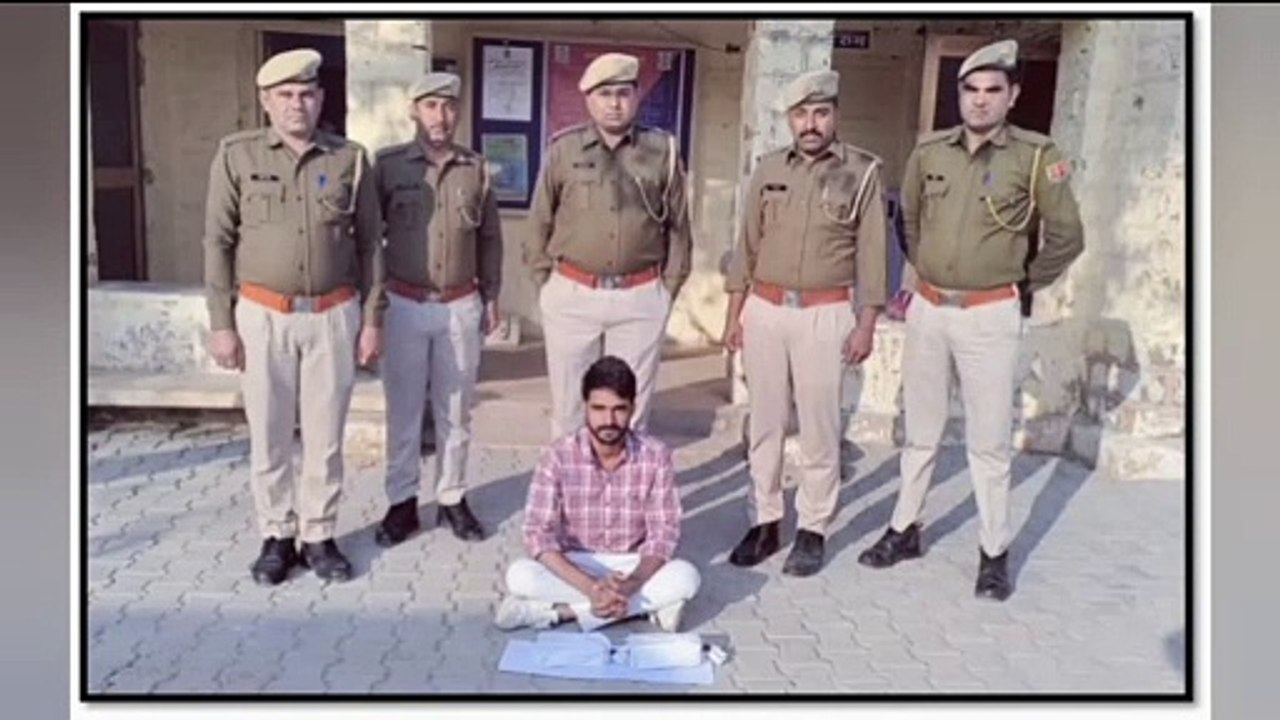 जिला पुलिस अधीक्षक सुधीर चौधरी के निर्देशन में ऑपरेशन मद मर्दन के तहत हुई कार्रवाई नशीली टेबलैट के साथ एक मुल्जिम गिरफ्तार