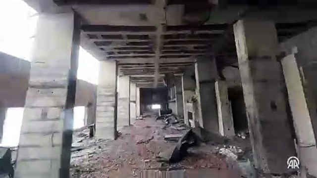 Bolu'da yangın faciasının yaşandığı Grand Kartal Otel, drone ile görüntülendi