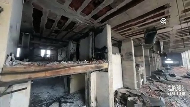 Bolu'da yangın faciasının yaşandığı Grand Kartal Otel'in içi dronla görüntülendi | Video Haber