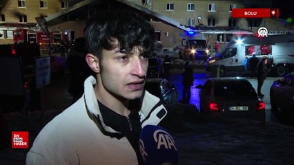 Bolu'da misafirleri kurtarmaya çalışan personel yaşadıklarını anlattı