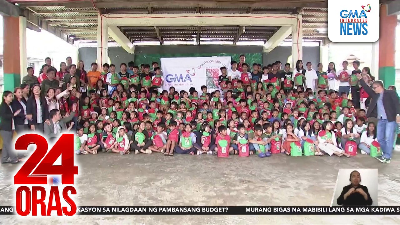 50,000 mag-aaral, nabigyan ng regalo sa "Give-a-Gift Alay sa Batang Pinoy" ng GMA Kapuso Foundation noong 2024 | 24 Oras