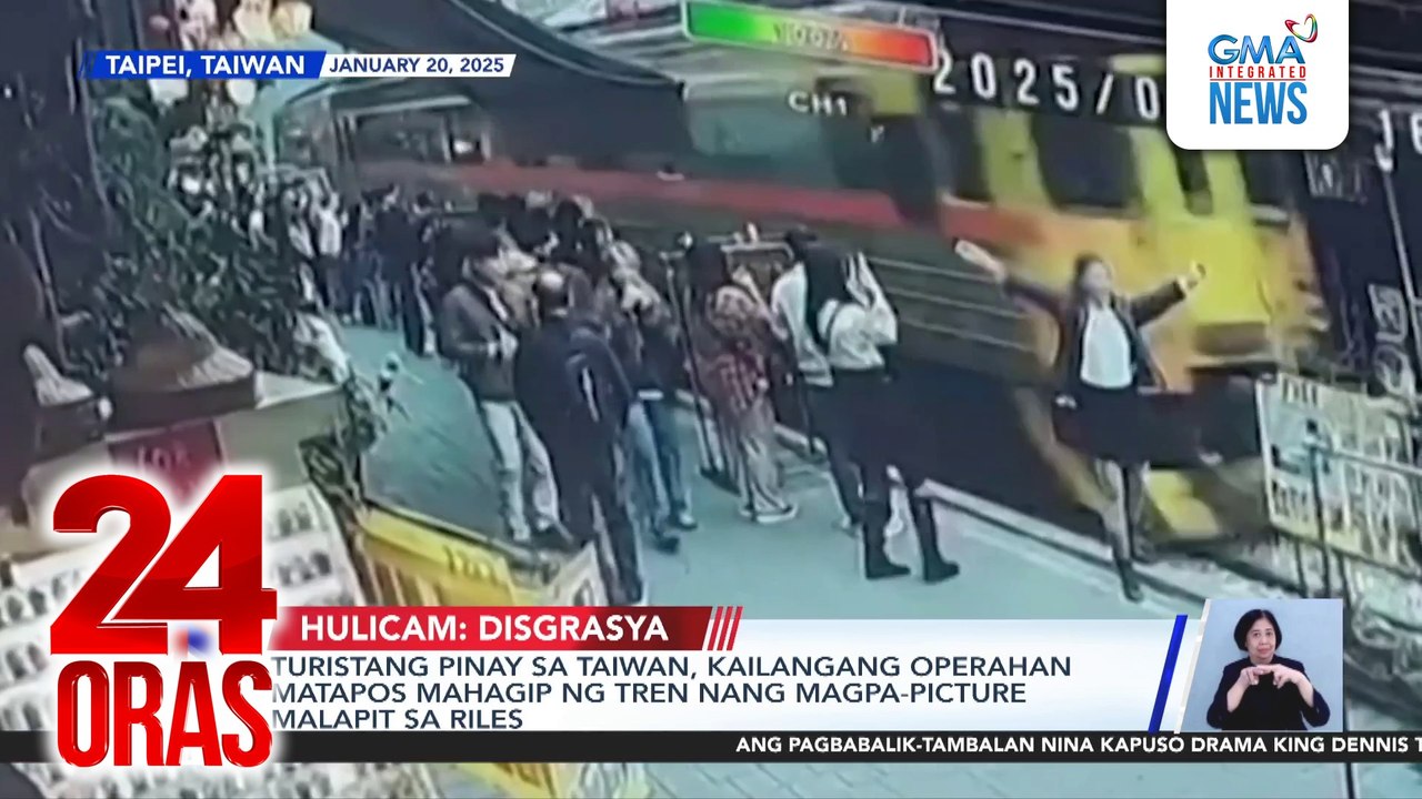 Turistang pinay sa Taiwan, kailangang operahan matapos mahagip ng tren ...