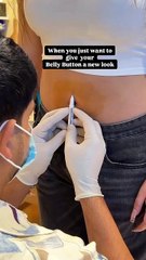 Embrace the Curve: Stunning Belly Button Piercing Style #bellypiercing #nosepiercing #septumpiercing