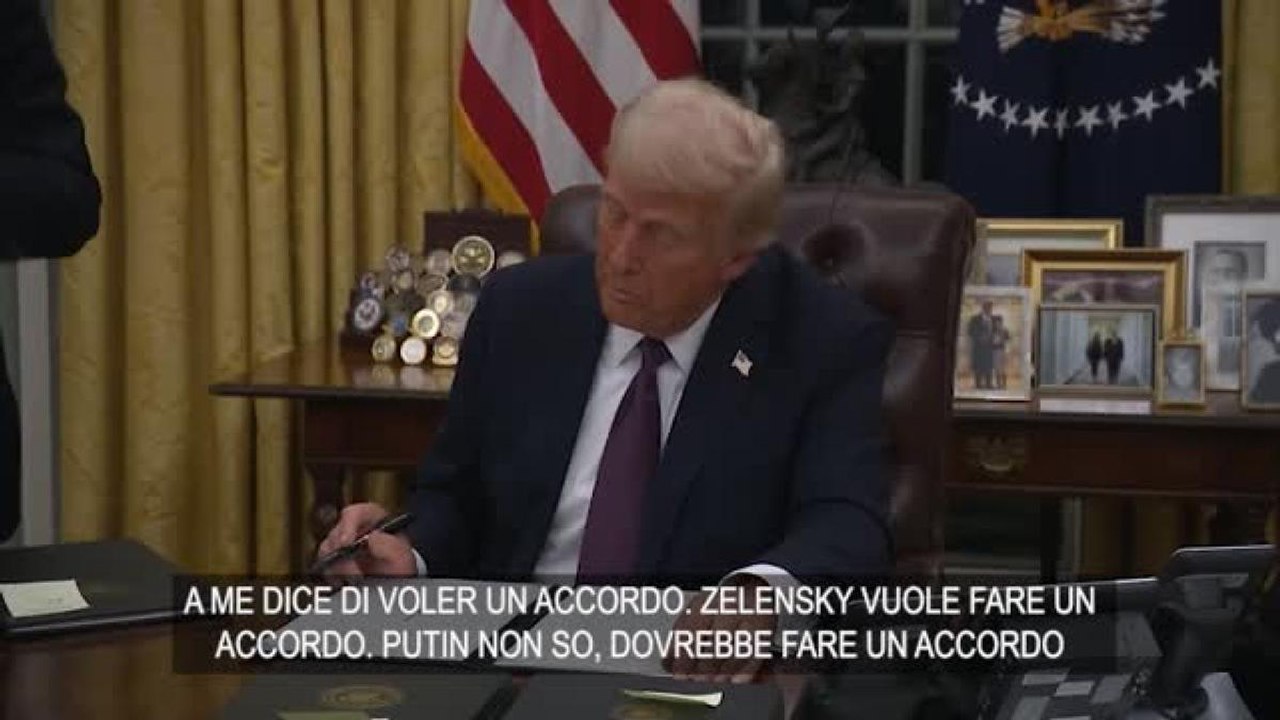 Trump: «Putin metterà la Russia in grossi guai se non arriverà a un accordo per la pace in Ucraina»