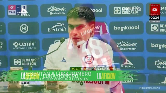 Luka Romero promete su mejor versión en Cruz Azul: Voy a rendir al máximo