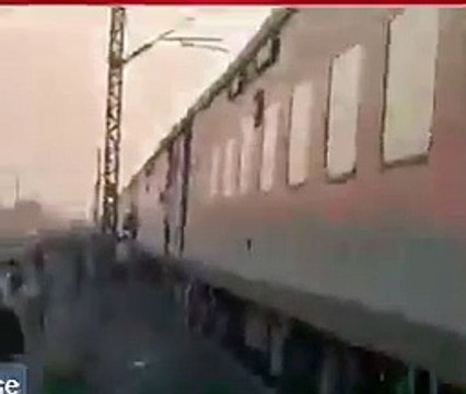 Jalgaon train accident Pushpak Express passangers jumbed out and came under Bangalure express