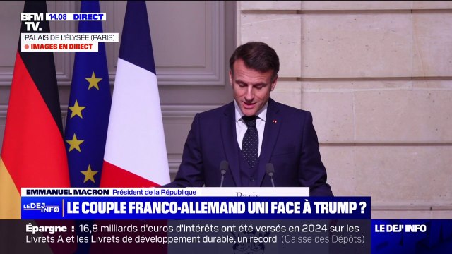 Donald Trump au pouvoir: Emmanuel Macron veut consolider une Europe unie, forte et souveraine