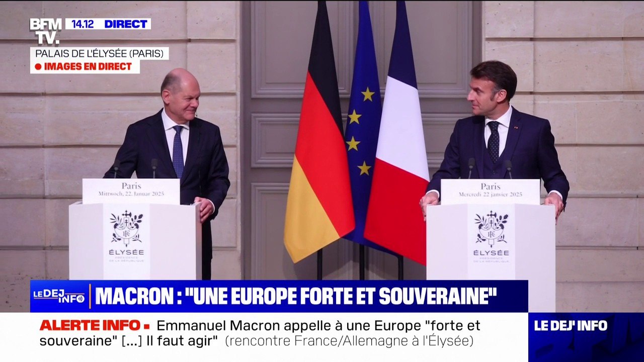 Emmanuel Macron: "La seule réponse aux temps dans lesquels nous entrons, c'est plus d'unité, plus d'ambition et d'audace et plus d'indépendance"