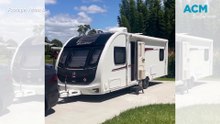 WATCH: A Tesla SUV set up to tow a caravan