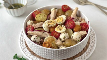 Ensalada de patatas baby