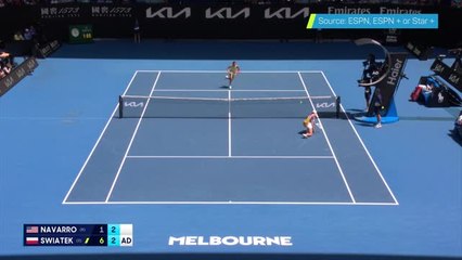 Did the ball bounce twice? Controversy in Swiatek & Navarro match-up