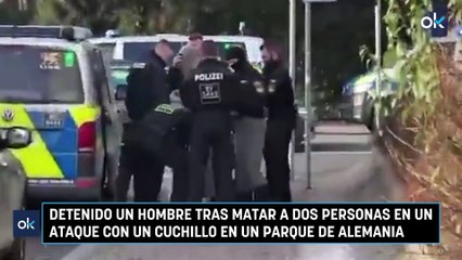 Detenido un hombre tras matar a dos personas en un ataque con un cuchillo en un parque de Alemania