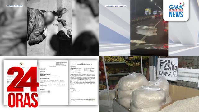 24 Oras: (Part 1) Buy-bust operation, nauwi sa engkwentro, 2 sa mga suspek, patay; 2 kabaong na sakay ng closed van, nahulog sa NLEX; 7 senador na pumirma sa SB 1979, umatras kasunod ng pahayag ng PBBM, atbp.