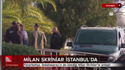 Milan Skriniar, Fenerbahçe için İstanbul'a geldi