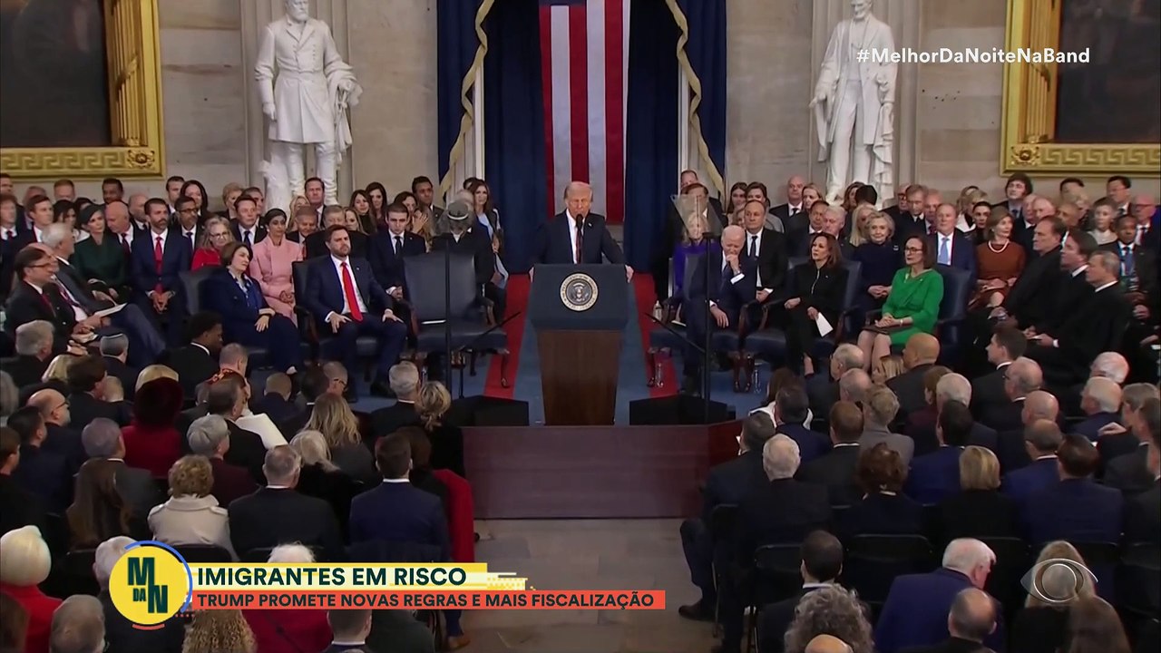 Imigrantes em risco: Trump promete fiscalização mais rígida | Melhor da Noite
