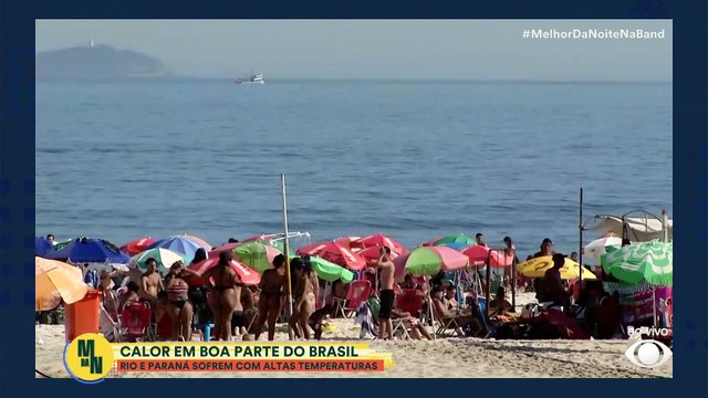 Clima no Brasil é marcado por altas temperaturas e fortes chuvas | Melhor da Noite
