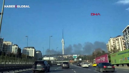 Üsküdar’da işçilerin kaldığı konteynerlerde yangın