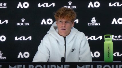 Tennis - Australian Open 2025 - Jannik Sinner : "I feel the illness has gone so now I feel much better"