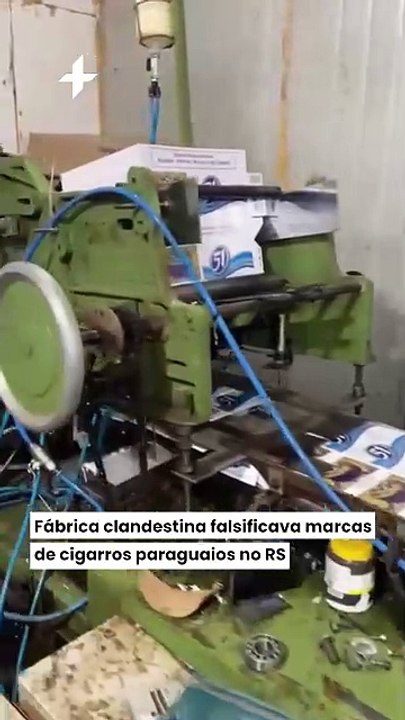 Fábrica clandestina falsificava marcas de cigarros paraguaios no RS
