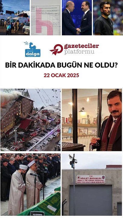 Bir dakikada bugün ne oldu?
