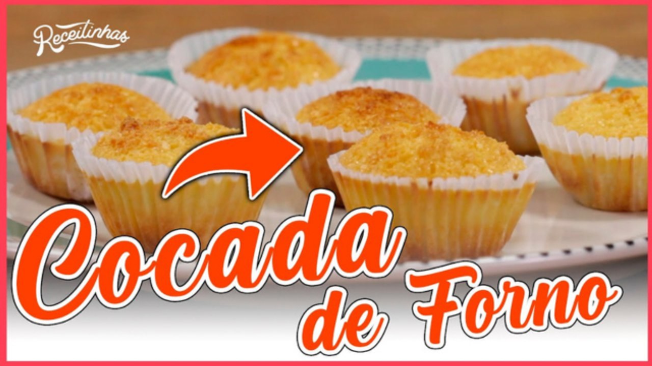 COCADA DE FORNO_ RECEITA RÁPIDA, FÁCIL E DELICIOSA _ Receitinhas