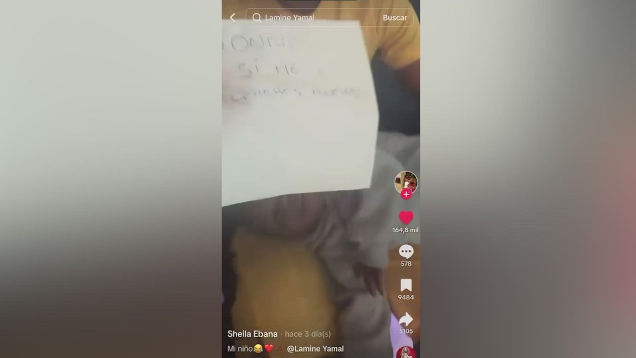 El troleo de la madre de Lamine a su hijo que se ha hecho viral en TikTok