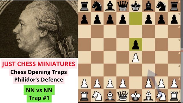 Chess Opening Traps. Philidor's Defence