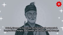 O God, give me so much, that my family may be supported. I may not stay hungry, and neither should any saint go hungry.