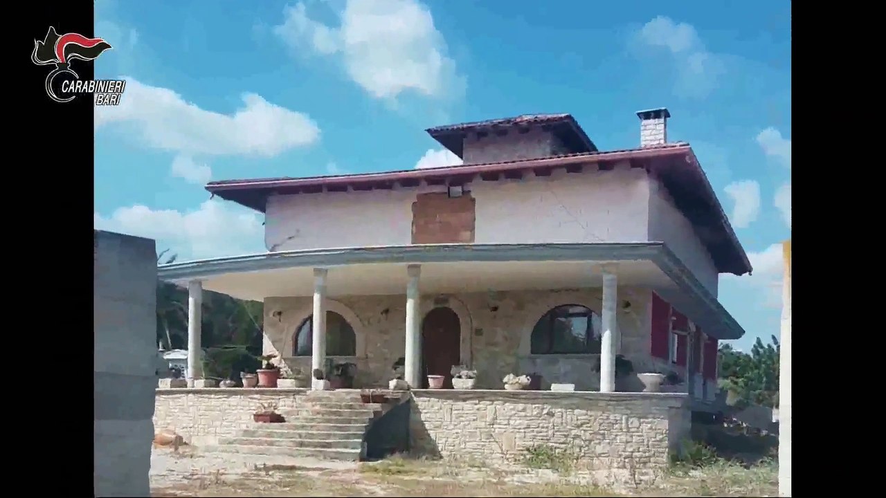 Rapine e assalto a portavalori, ad Andria sequestrati a pregiudicato ville e terreni per 1,3 milioni di euro - Video