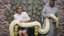 El momento viral de Modric con una serpiente ante las incesantes risas de sus hijos