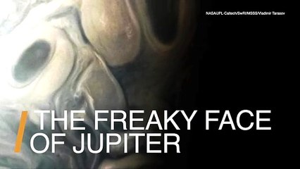 This Photo Reveals a Weird Looking Face on Jupiter