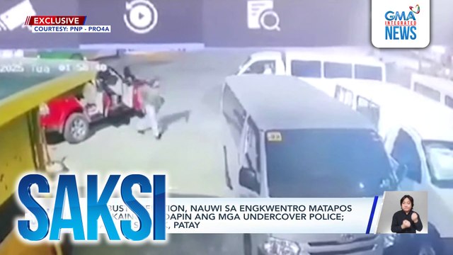 Buy-bust operation, nauwi sa engkwentro matapos tangkaing holdapin ang mga undercover police; 2 sa mga suspek, patay | Saksi