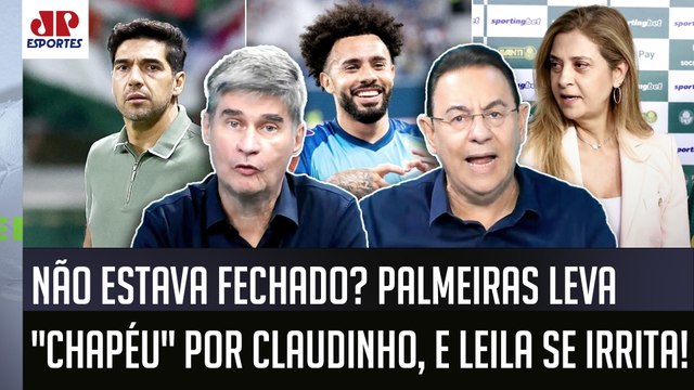 A Leila Pereira FICOU INDIGNADA! Pra mim, o que o Claudinho FEZ com o Palmeiras foi... VEJA DEBATE