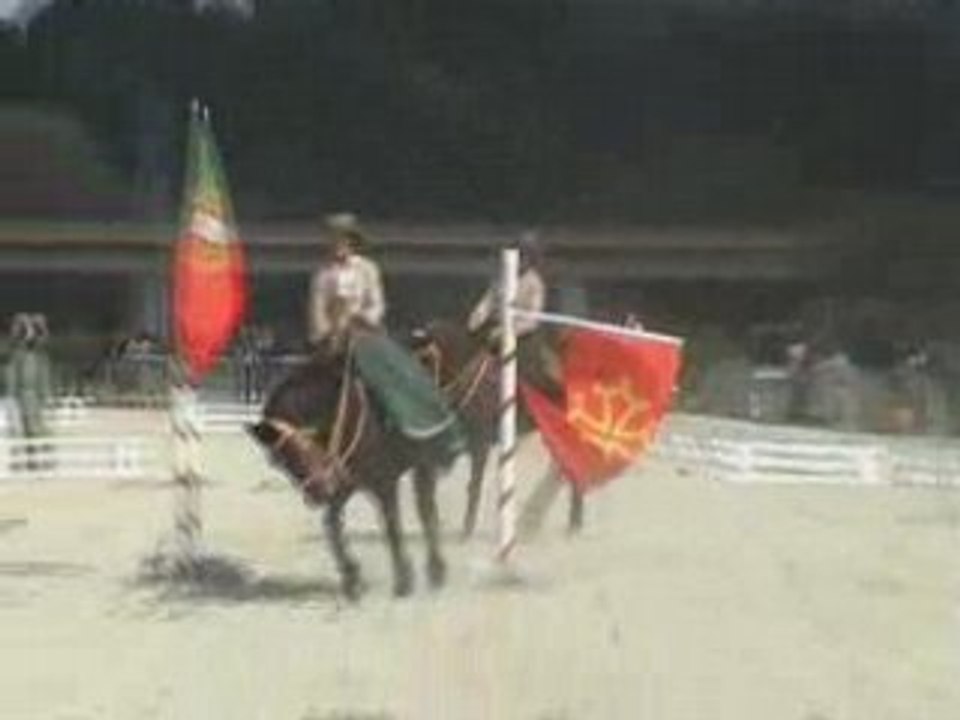 Pas de 2 portugais, rassemblement amazone Carcassone 2008