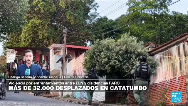 Informe desde Cúcuta: más de 32.000 desplazados por la violencia en Catatumbo