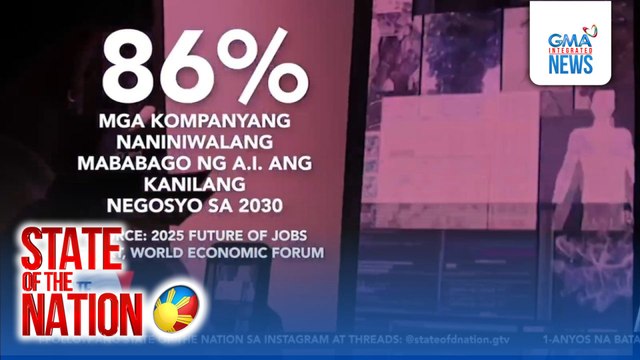 86% ng mga kompanya, naniniwalang mababago ng A.I. ang kanilang negosyo sa 2030 ayon sa pag-aaral | SONA
