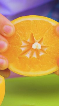 🍊 Cut an orange in seconds! Parent approved ✨