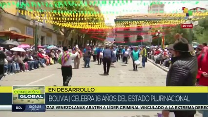 Bolivia realiza conmemoración por el día del estado plurinacional