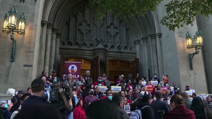 Manifestation contre la politique anti-immigration de Trump