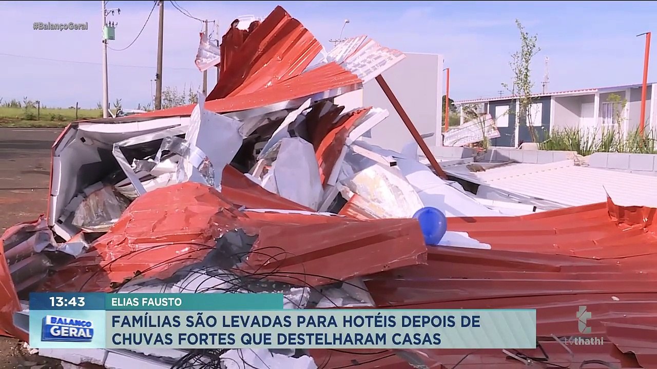 Entenda para onde vão as famílias desabrigadas após forte chuva em Elias Fausto