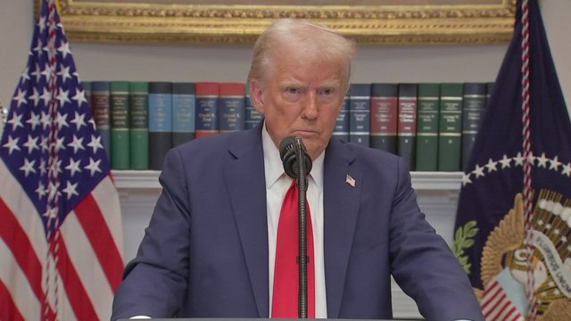 Trump and journalist clash over January 6th pardon query: 'Stop interrupting'