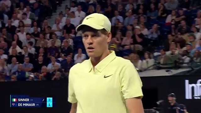 Jannik Sinner vs Alex de Miñaur (6-3, 6-2, 6-1) | Abierto de Australia 2025 | Cuartos de final