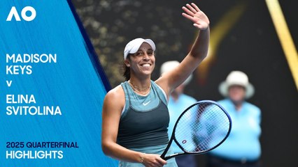 Madison Keys vs Elina Svitolina (3-6, 6-3, 6-4) | Abierto de Australia 2025 | Cuartos de final