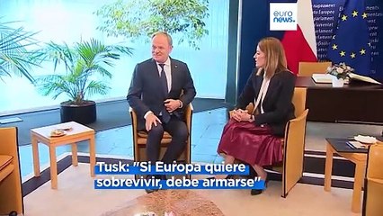 Tusk aboga apasionadamente por una Europa "armada" y arremete contra el Pacto Verde